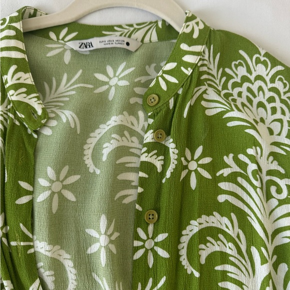 ZARA belted print dress - Picture 10 of 10